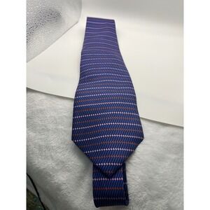 Bijoux Terner Mens Blue Pink Orange Geometric Silk Necktie 34450 NEW